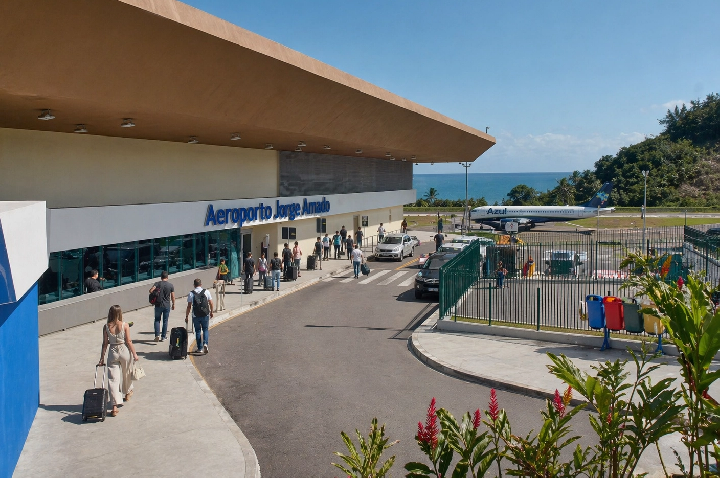 Aeroporto de Ilhéus mantém fluxo relevante de passageiros