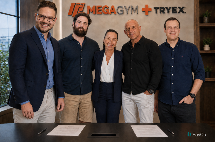BuyCo assessora venda da Tryex para a Megagym