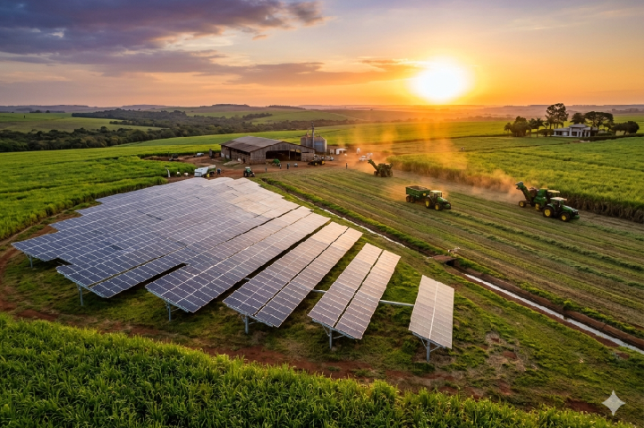 Energia solar transforma produtividade do agronegócio