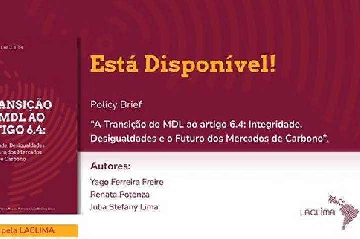 LACLIMA lança estudo sobre o novo mercado global de carbono