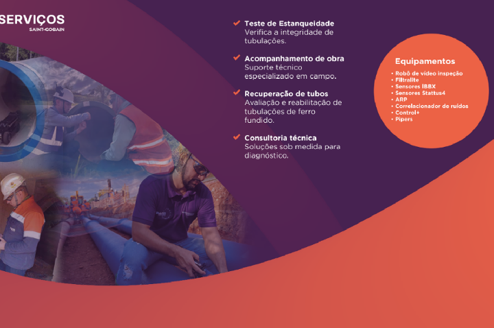 PAM Saint-Gobain apresenta soluções no Water Loss