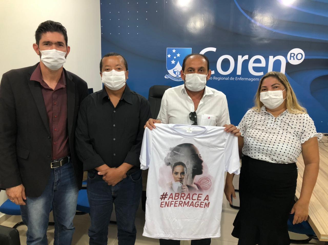 Laerte Gomes declara apoio à aprovação de projeto que beneficia profissionais de Enfermagem em Rondônia.