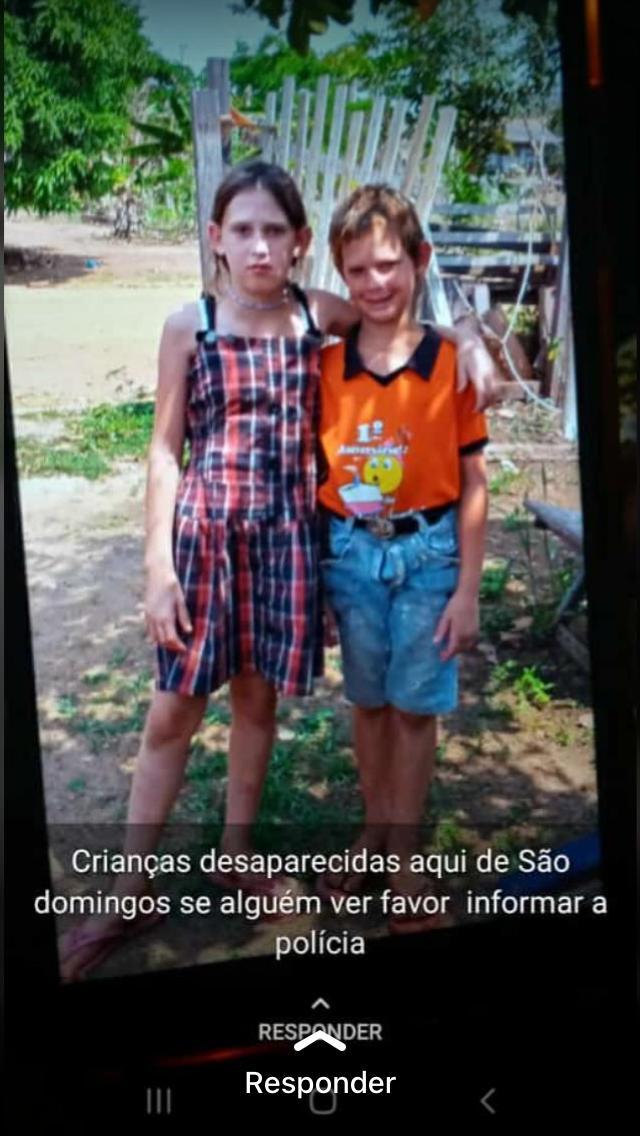 Crianças que se encontrava desaparecidas em São Domingos do Guaporé são encontradas.