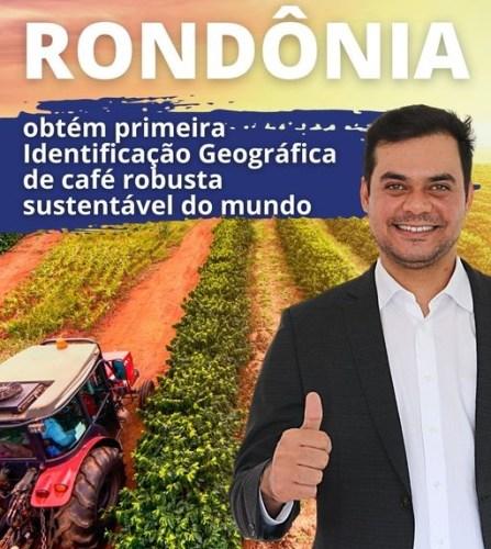 Deputado Expedito Netto parabeniza cafeicultores pela conquista de selo de qualidade.