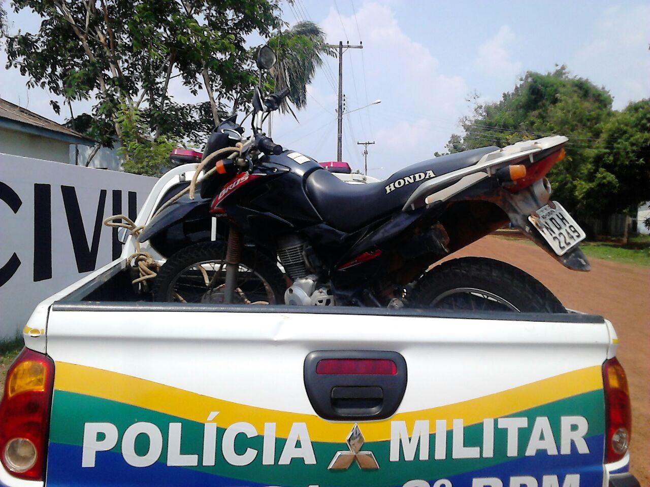 Em uma semana aconteceram roubo de 3 motos em Costa Marques apenas uma moto foi recuperada.