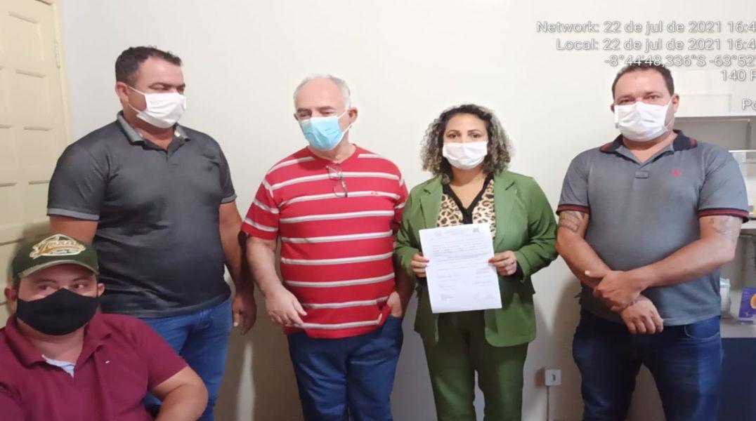 Mauro Nazif destinará caminhão caçamba para Costa Marques atendendo os vereadores Meire, Bugão, Mohamed e Elizeu.