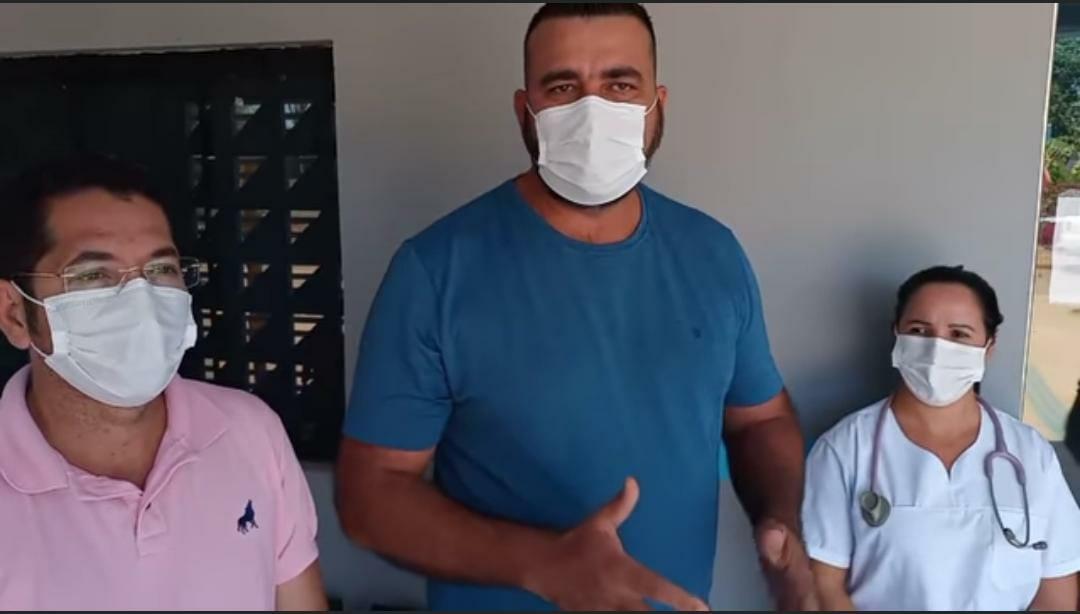 Prefeito Mirandão anuncia a retomada de plantão medico aos domingos na UBS do Distrito de São Domingos.