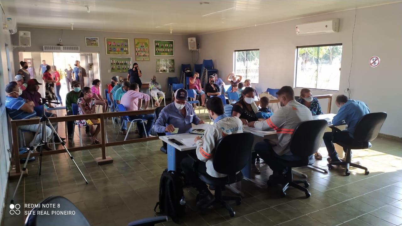 Equipe técnica da Energisa realiza cadastramento de produtores a serem beneficiados ao programa Luz para Todos.