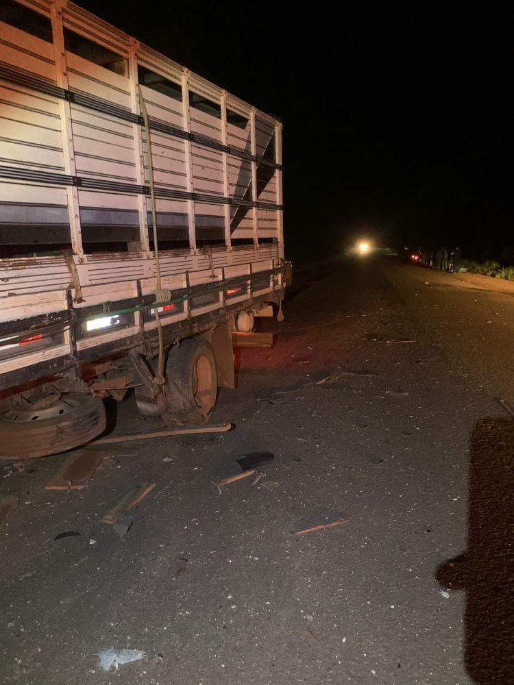 Grave colisão na BR 429 faz vítima fatal em São Francisco do Guaporé.