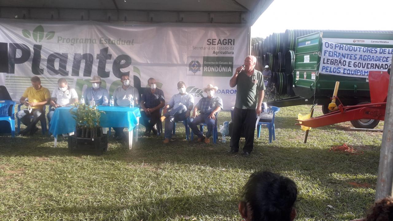 Costa Marques é contemplado com mudas de café e equipamentos agrícolas destinados pelo Deputado Lebrão