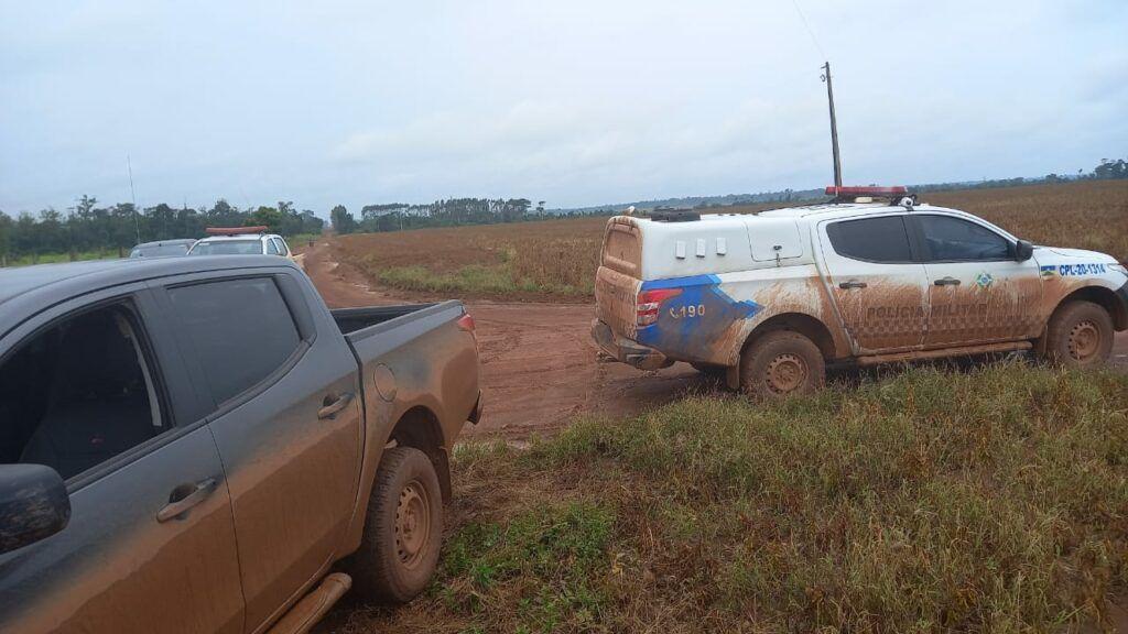 Polícia Civil e Polícia Militar recuperam duas camionetes roubadas da agencia do Idaron de São Francisco do Guaporé.
