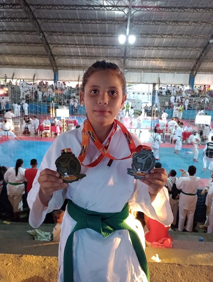 Atleta de Costa Marques brilha e conquista o segundo lugar na Copa Campilar Estadual de karatê em Ji-Paraná.