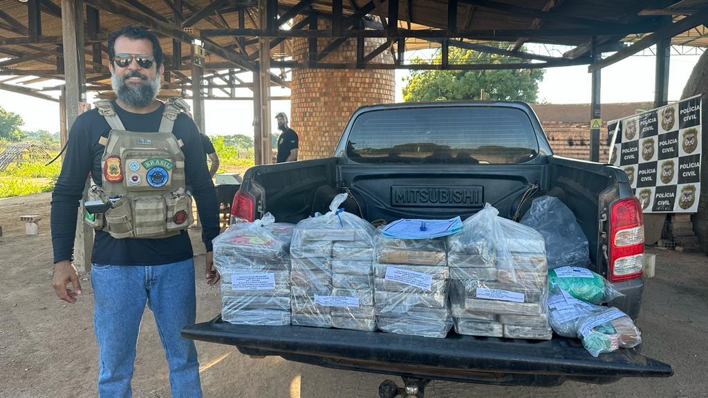 Polícia Civil incinera mais de 55 kg de cocaína e maconha em Costa Marques