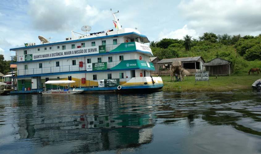 Unidade Fluvial de Saúde amplia atendimento em comunidades ribeirinhas e deputada Lebrinha destaca gestão do secretário Jefferson