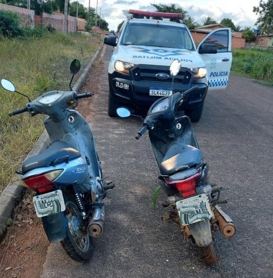 Ação da PM em Cerejeiras recupera duas motos furtadas