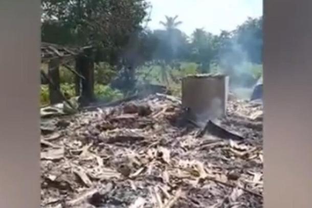 Comunidade se une para ajudar vítima de incêndio em São Domingos do Guaporé