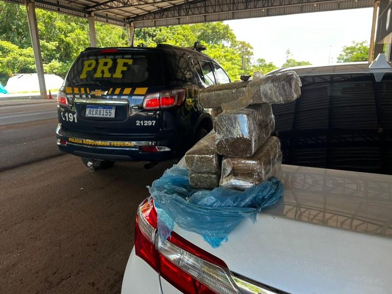Em Ji-Paraná Polícia Rodoviária Federal - PRF apreende 6 Kg de skunk