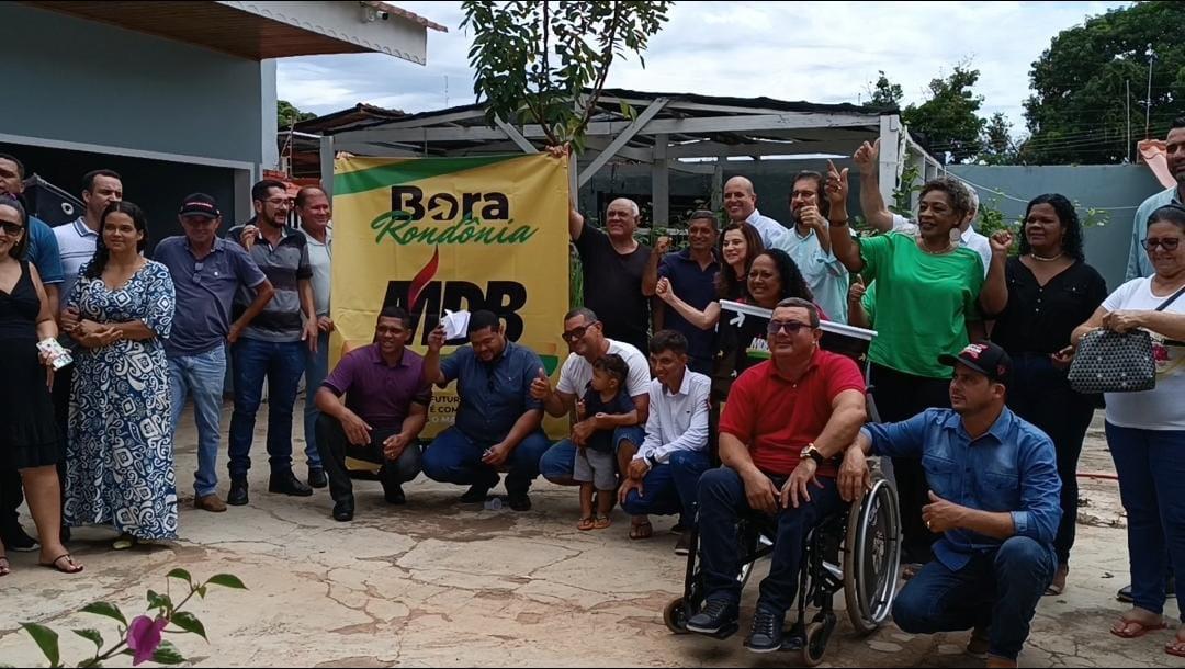 MDB se fortalece em Costa Marques visando as eleições municipais.