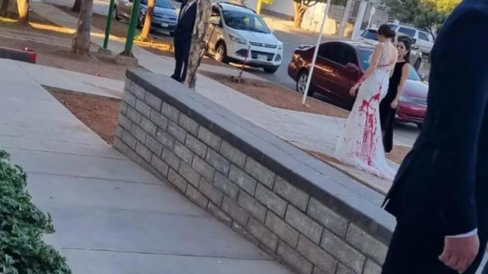 Sogra contrata trio para atirar tinta a noiva no dia de casamento