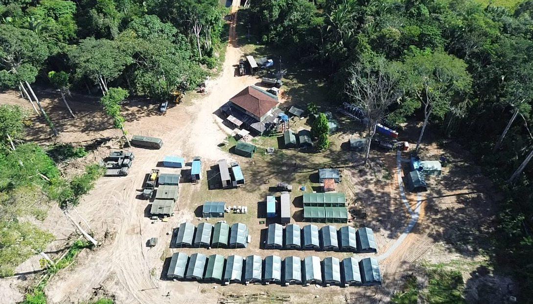 Base para emprego da Operação Karipuna em Rondônia é concluída pelo 17º Batalhão Logístico de Selva