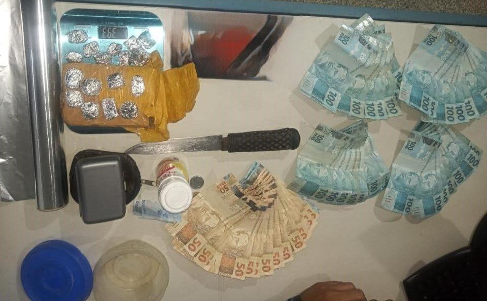 Idoso é detido em Ariquemes por tráfico de drogas