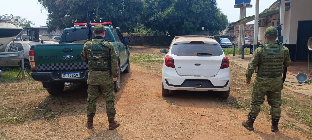 PROTETOR DAS FRONTEIRAS: Operação conjunta recupera mais um veículo roubado
