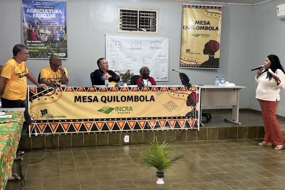 Mesa Quilombola discute regularização fundiária, infraestrutura e créditos para as comunidades