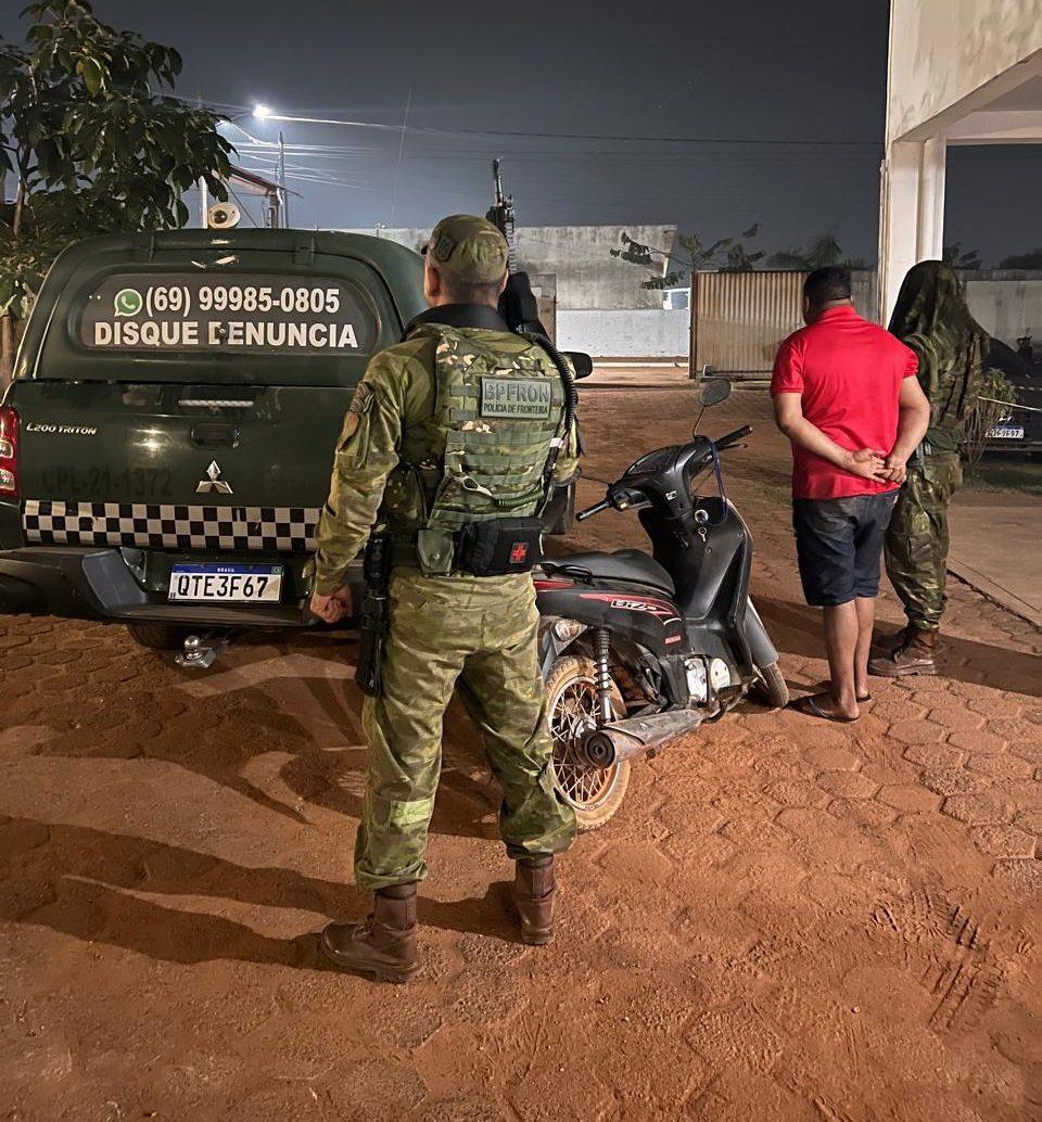 Veículo roubado é recuperado durante operação protetor de fronteiras em Nova Mamoré