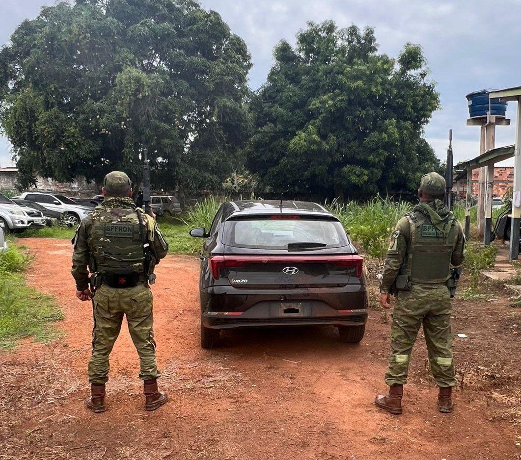 Veículo furtado é recuperado em ação conjunta entre forças de segurança de Rondônia e Guarda Boliviana