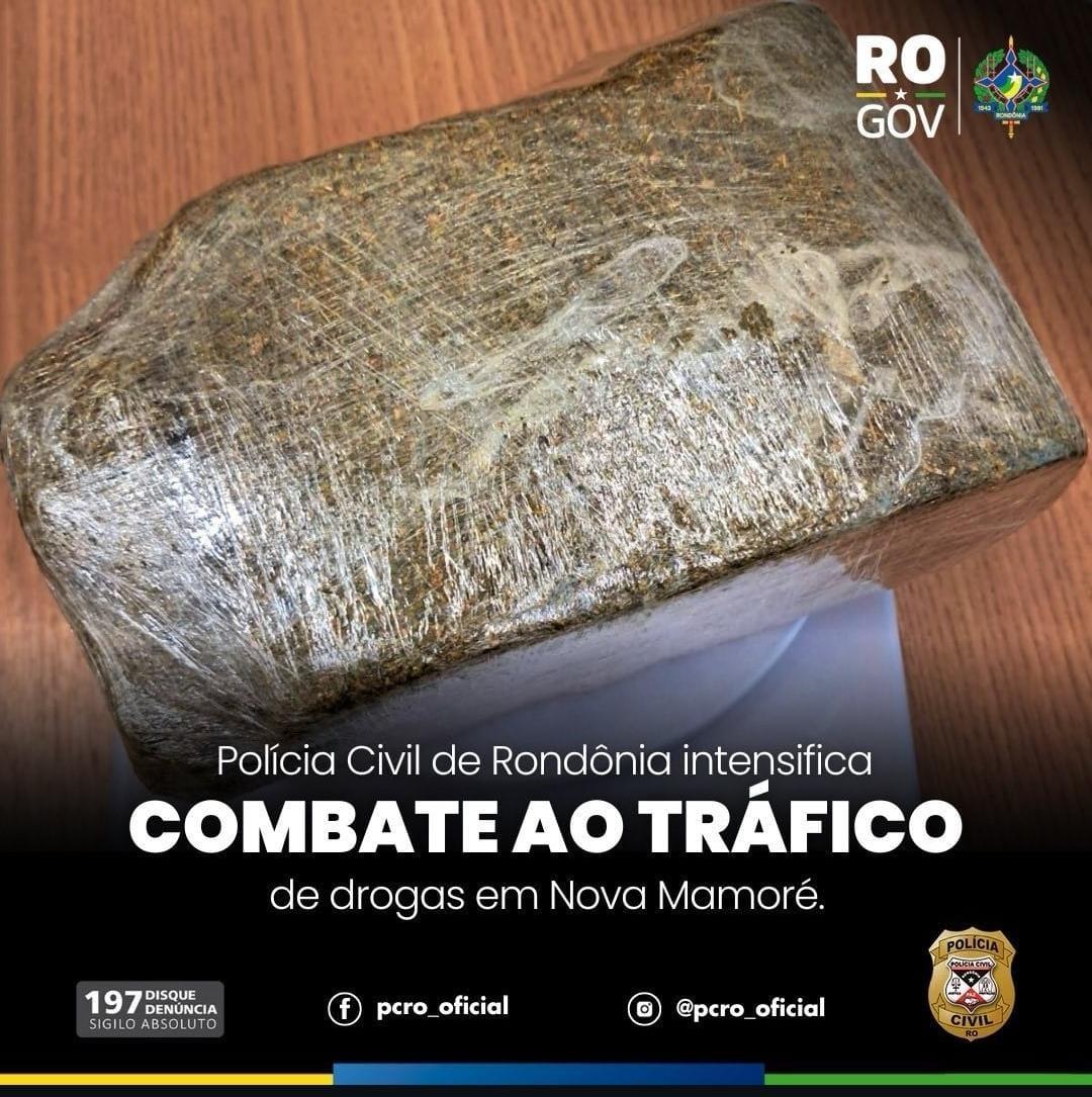 Polícia Civil intensifica combate ao tráfico de drogas em Nova Mamoré