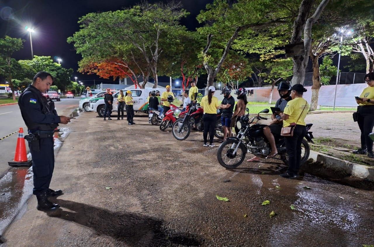 Operação Corta Giro da Polícia Militar em parceria com o Detran apreende motos irregulares em todo Estado