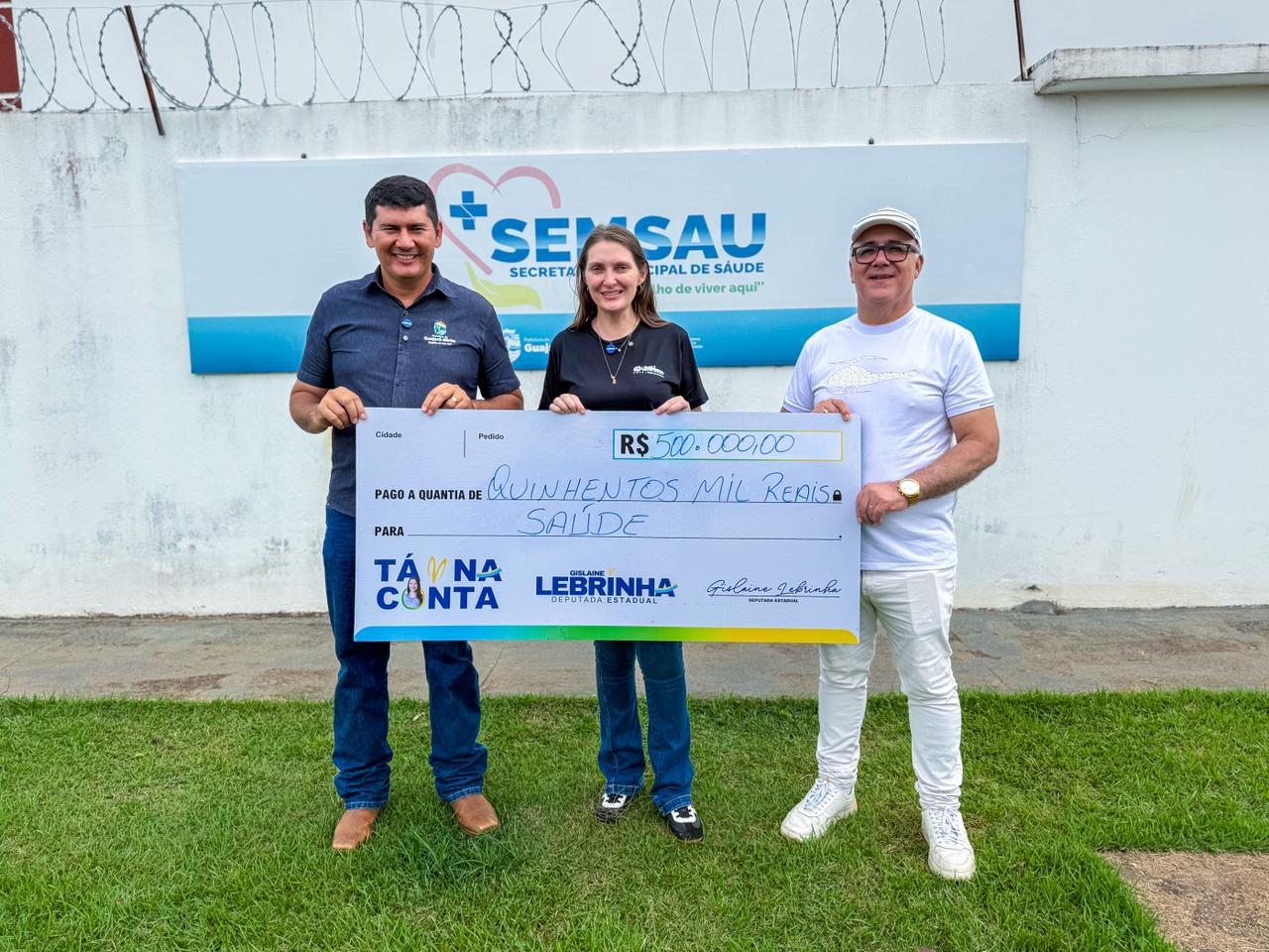 Deputada Gislaine Lebrinha destina investimentos para educação e saúde em Guajará-Mirim e Surpresa