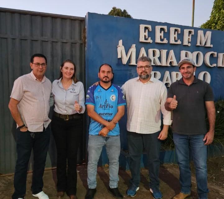 Deputada Lebrinha discute demandas da educação em Rolim de Moura