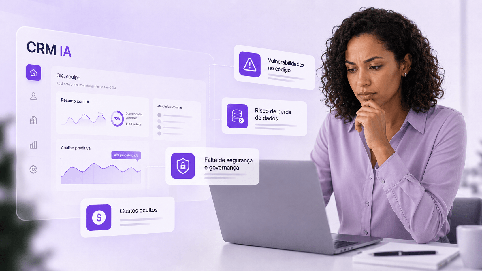 Riscos de criar CRM com IA geram alerta nas empresas