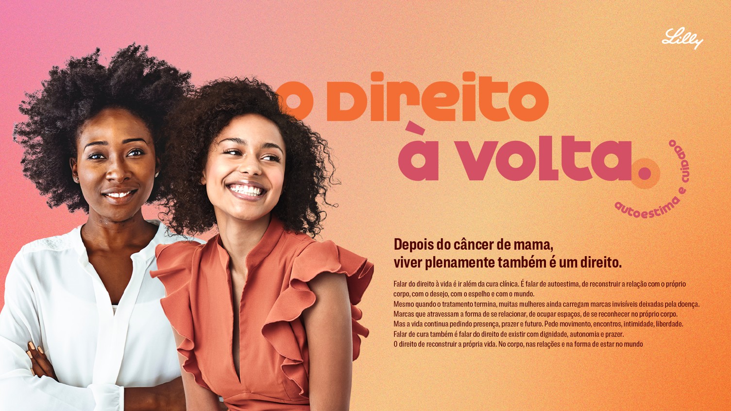 Campanha da Lilly sobre câncer de mama chega ao Rio