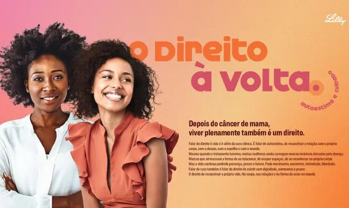 Campanha da Lilly sobre câncer de mama chega ao Rio